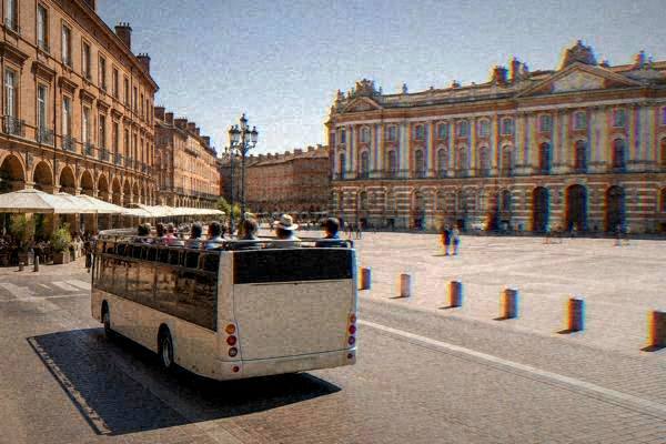 Open-Top Minibus, Audio Guide, Toulouse