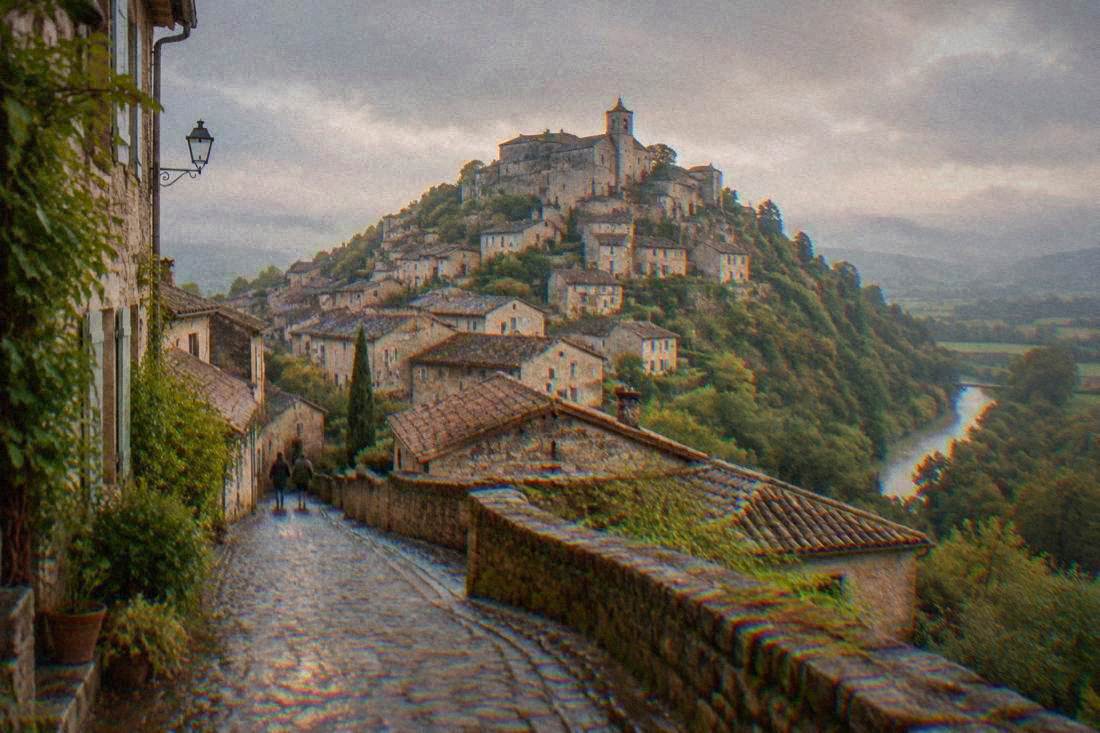 Cordes-sur-Ciel on its hill