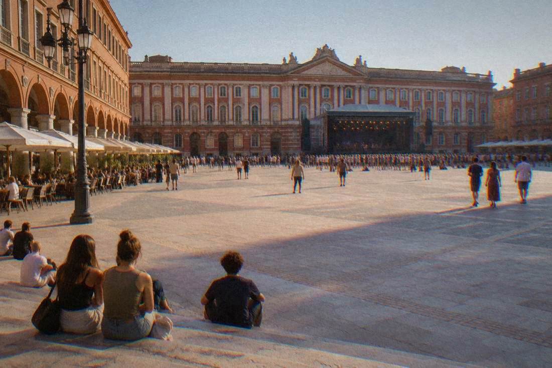 A concert hall during a festival