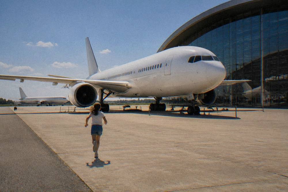 The Concorde aircraft on display at the Aeroscopia museum near Toulouse